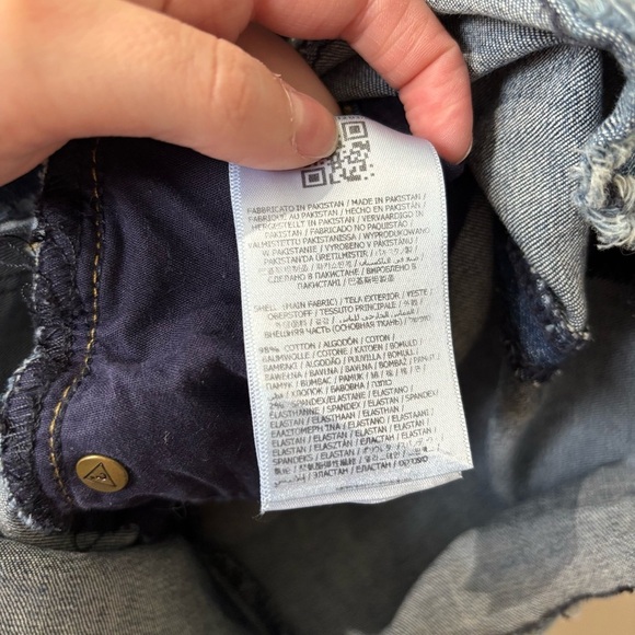 🎉4/30$🎉 Guess Denim Zip-Front Dress Overall - Size 12 (Fits XS) - Picture 7 of 9